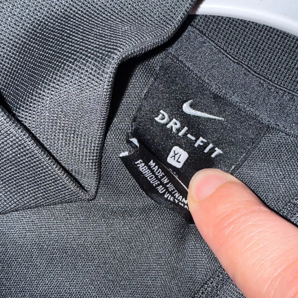 Nike Gray and Navy Zip-Up Lightweight Kids Track Jacket - Picture 3 of 4